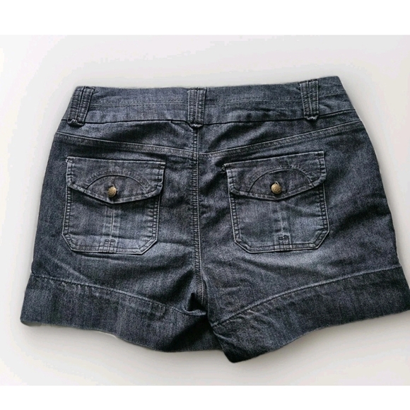 One 5 One Denim Shorts Blue Size 12 Button Pockets Women's Casual - Picture 5 of 6